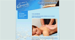 Desktop Screenshot of cure-ponderale.contrex-minceur.com