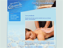 Tablet Screenshot of cure-ponderale.contrex-minceur.com